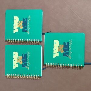 Stationery You & Me Journal - Tabitha Brown for Target Green Spiral Quantity 3